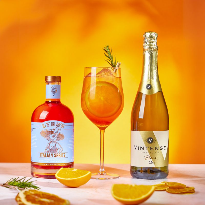 non-alcoholic spritz - Vintense Fines Bulles - Italian Spritz