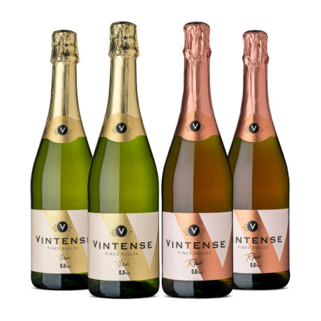Pack Fines Bulles Vintense – 4 x 75cl de vins effervescents sans alcool